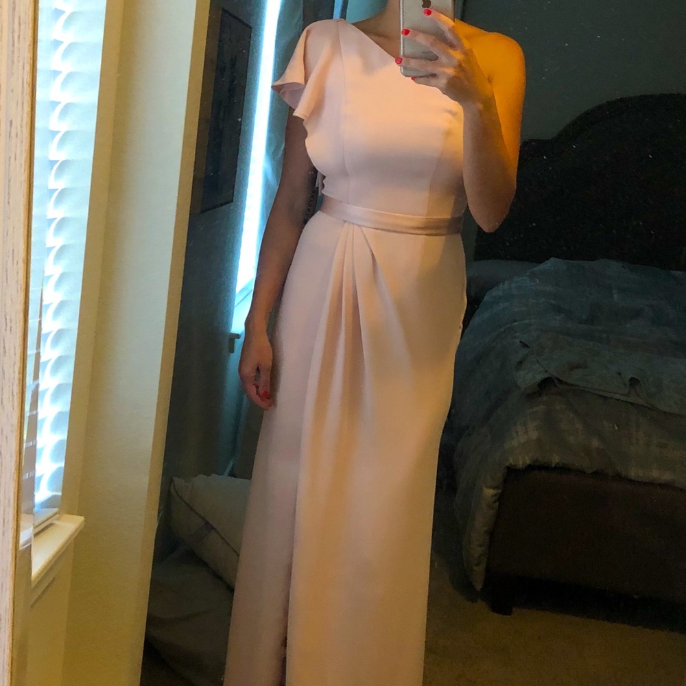 Blush pink maxi Vera Wang dress. Brand new.